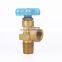 OEM safety gas cylinder valve oxygen brass gas valve