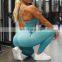 Custom Logo New Dance Halter Neck Sexy Sports Gym Wear Open Back Yoga Jumpsuit Backless Fitness Running One Piece Suit Set