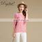 Cozy Crew Neck Woman Sweaters Long Sleeve Knitted 100% Cashmere Pullover Sweater