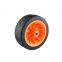 Trolley Furniture TPR Soft Grey Rubber Plate Swivel Caster Wheel