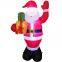 Custom Inflatable Santa Claus Outdoor Christmas Inflatables Includes LED Lights for Decorations