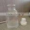 round shape glass perfume bottles with cap