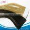 2015 factory price 100% human tape hair