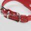 Teddy necklace watch-collar Pet dog cat collar PU material with a Bell collar