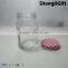 470ml Large Clear Square Mason Glass Candle Holder