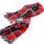 Winter Fashion Women Plaid Wool Pashmina Stole Shawl Scarf
