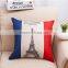 Modern Style US UK Canada National Flag Linen Cotton Cushion Cover For Sofa Car Bed Seat Pillow Case