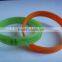 tie dye silicone rubber wristband