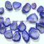 Natural blue dark Coated Druzy Beads Style Gemstone 9 Pcs Good Quality On Whole Sale Price
