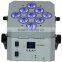 RGBWA UV wireless 6in1 9pcs battery powered led stage par light