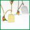 Pair of Bird Pendant with Cage Charrm Necklace