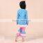 Wholesale Children Boutique Clothing Sets Girls Christmas Dress and Ruffle Pants Clothing Set Persnickety Remake Girls Boutique