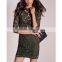 Lady Lace High Neck Bodycon Dress For Wholesale