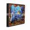Wooden 3D abstract art painting for hotel lobby decoration