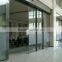 the largest telescopic slding door with 4 meters high and 8 meters wide when open.CE /UL tempered glass sliding door