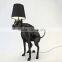 40W Pooping Dog Floor Lights Black White Red Color Goodboy Study Lamps