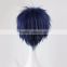 Basketball Kuroko Aomine Daiki Cosplay Wig Synthetic Blue Short Pixie Cut Peruca Cosplay Perruque Synthetic Perruque Homme