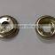 The Garment Use Plastic Covered Top Metal Ring Snap Button
