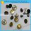 Metal jeans button with shank./Customized designs are acceptable/18mm gunmetal plating metal jeans button for jeans