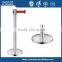 Stanchion Queue Barrier Pole Finish Line Stands Retractable Metal Poles