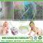Nonwoven fabric for disposable diaper, raw material top and back sheet for diaper