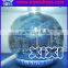 Inflatable snow globe for display promotion