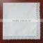 White cotton woman handkerchief with lace edge
