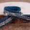 Decorative Ribbon Rhinetone Chian,Weave Rhinestone Belt Base On Glue For Garment Accessory