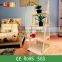 Home new style furniture living room decorative tall wood plastic shelf flower pot stands