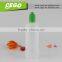 Wholesales plastic bottle PE unicorn soft bottle child resistant cap black pe unicorn plastic bottles for eliquid,ejuice,ecig                        
                                                Quality Choice
