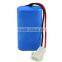 li-ion battery 7.4v 2500mah 18650 battery pack
