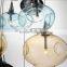 Hot Selling Vintage Pendant Lamps Modern Hand Blown Glass Pendant Lights different color chandelier lighting