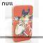 Passport cell phone and card holer leather young girl wallet with frame