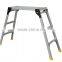 Square tube steel folding stool horse ride scaffolding work bench bearing ladder new special section