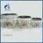 modern lighted outdoor ceramic flower plant pots