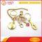 Factory making custom company culture characteristic metal keychains