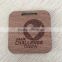 Solid wood engraved tag