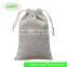 Natural Linen Small Reusable Christmas Drawstring Gift Bags