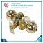 Golden color polished brass American style keys knob locks