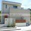 Light steel structure modular house prefab home with solar systems