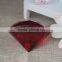 2016 wholesale red diamond crystal glass gift items