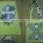 Cotton Velour Printed Should Belt Swimming Towel Bag With Leaf Design