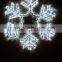 Hanging Christmas ornament 3d motif snowflake lights,light up led snowflake wand winter princess hallow