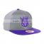 High quality custom snapback cap with embroidery logo 5 panels cap