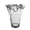 Fashion clear glass vase for home decoration/customize vase