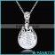 Hot Sale Fashion 925 Sterling Silver Jewelry Opal Water Drop Pendant
