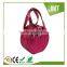 Modern Handbag shape leather pouch Travel Alarm Clock