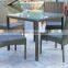 Eco-friendly Garden Wicker Table and Chair Pation Leisure Rattan Furniture