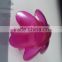 Multicolor available decorative tableware with candle lotus flower shape glass tealight candle holder