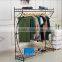 Single Side metal Cloth Display Rack And Handbag Display Shelf Stand